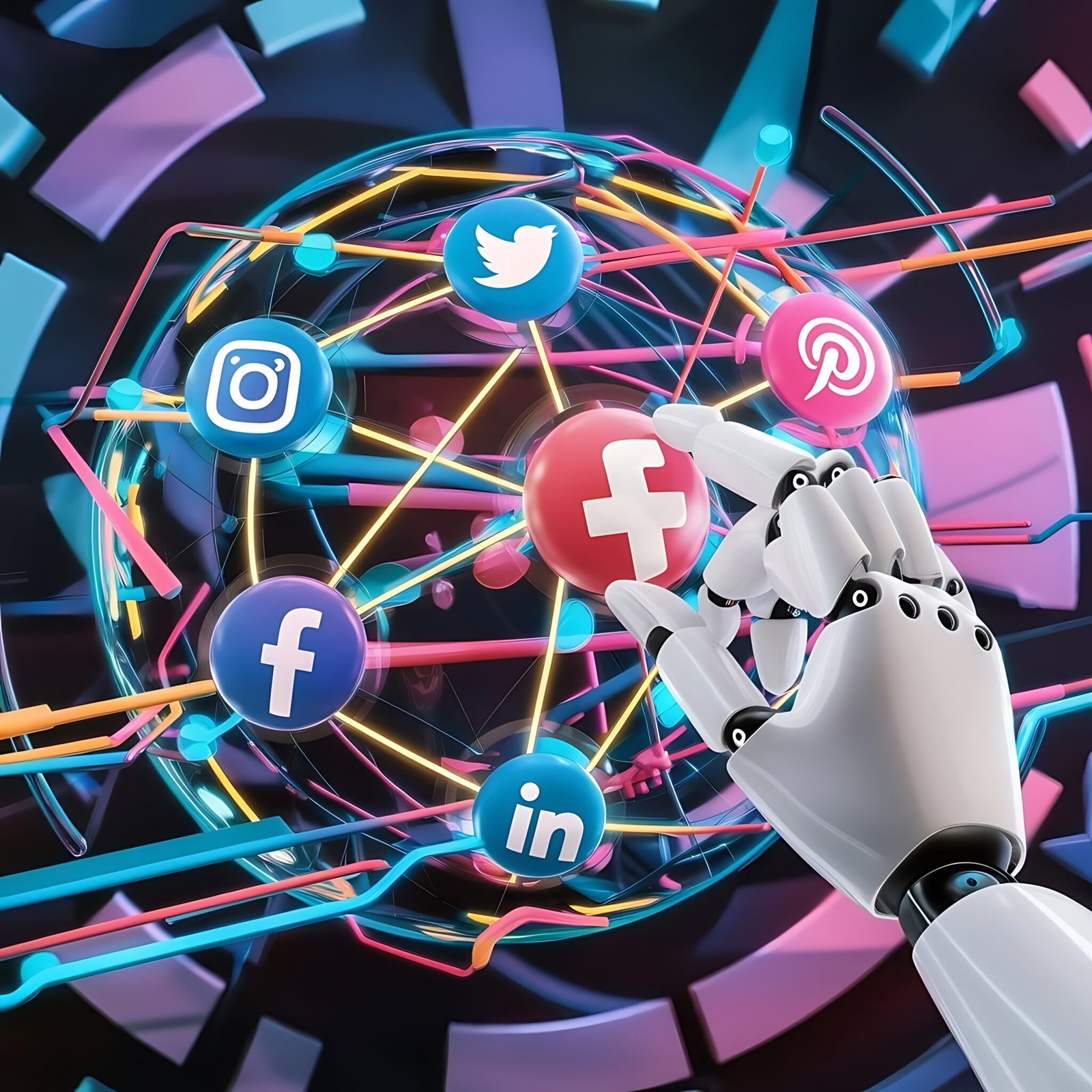 Content Generation Image Revolutionizing Content Creation with a Social Media AI Tool - Wealthy Tent