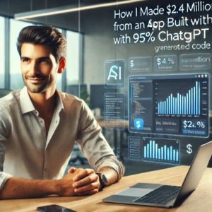 Read more about the article How I Made $2.4 Million From an App Built With 95% ChatGPT