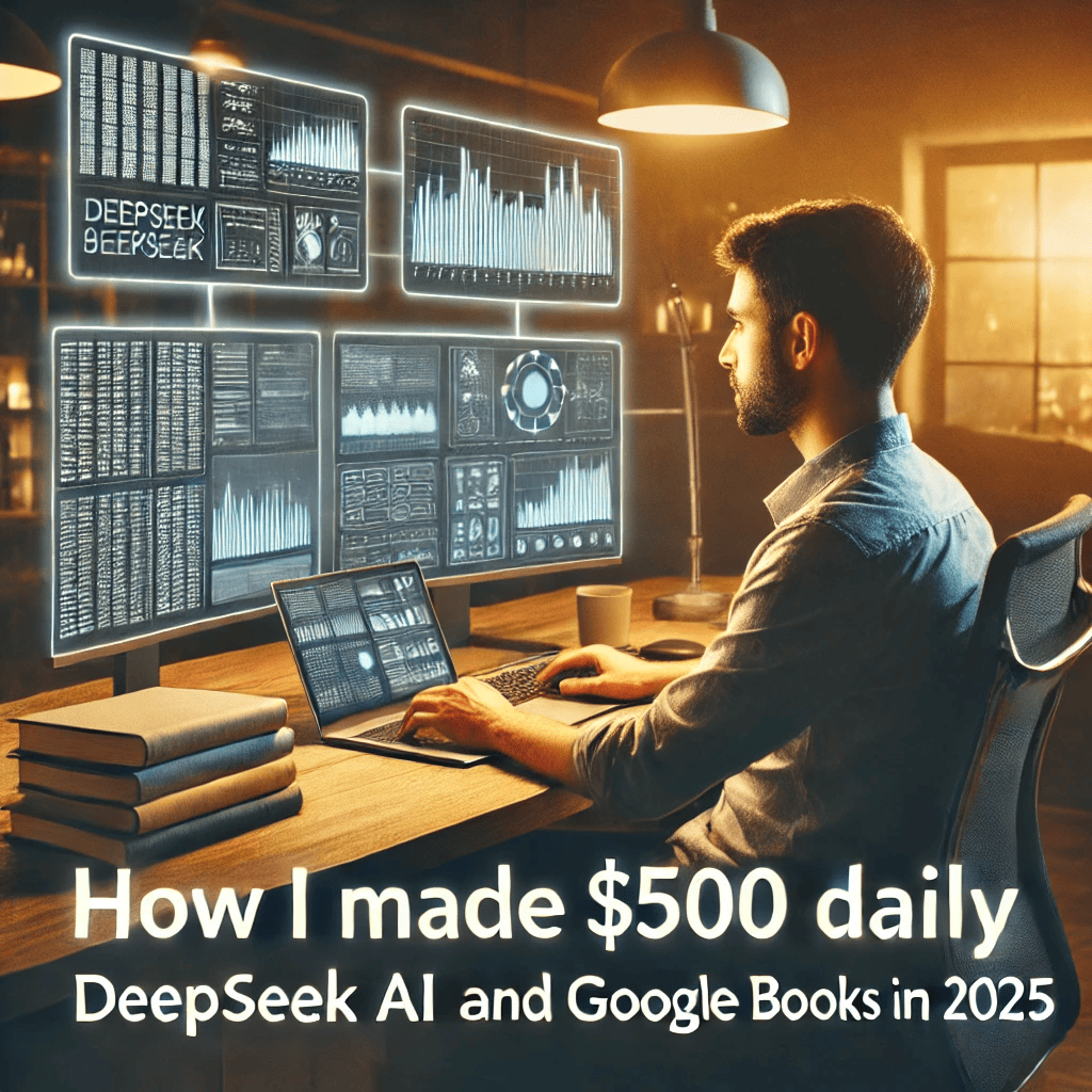 You are currently viewing How I Made $500 Daily Using DeepSeek AI and Google Books in 2025