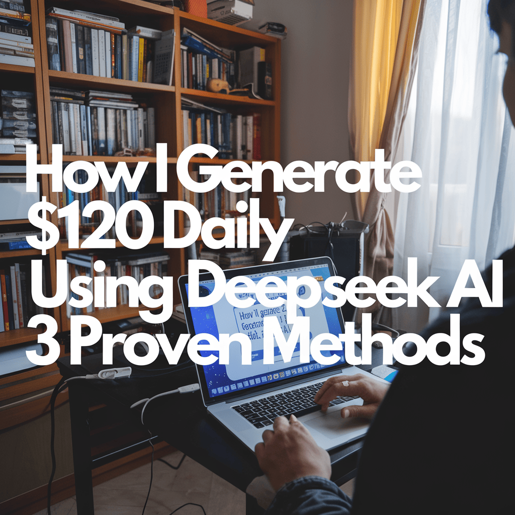 You are currently viewing How I Generate $120 Daily Using DeepSeek AI: 3 Proven Methods