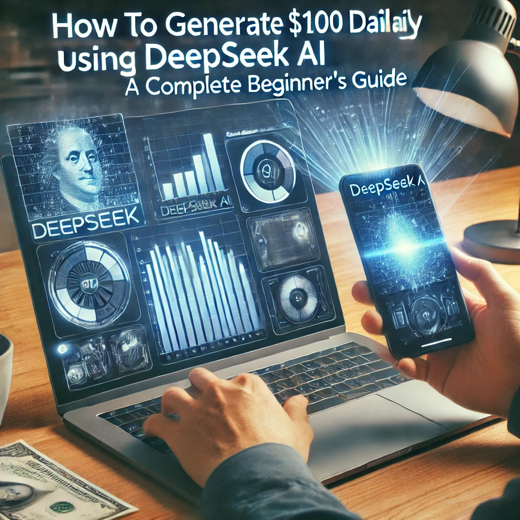 You are currently viewing How To Generate $100 Daily Using DeepSeek AI: A Complete Beginner’s Guide