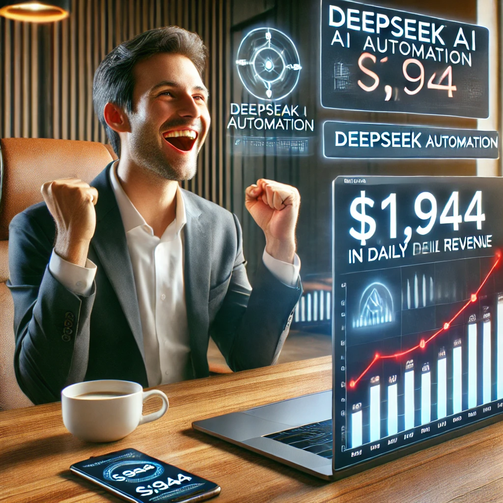 Read more about the article How I Generated $1,944 Daily With DeepSeek AI Automation