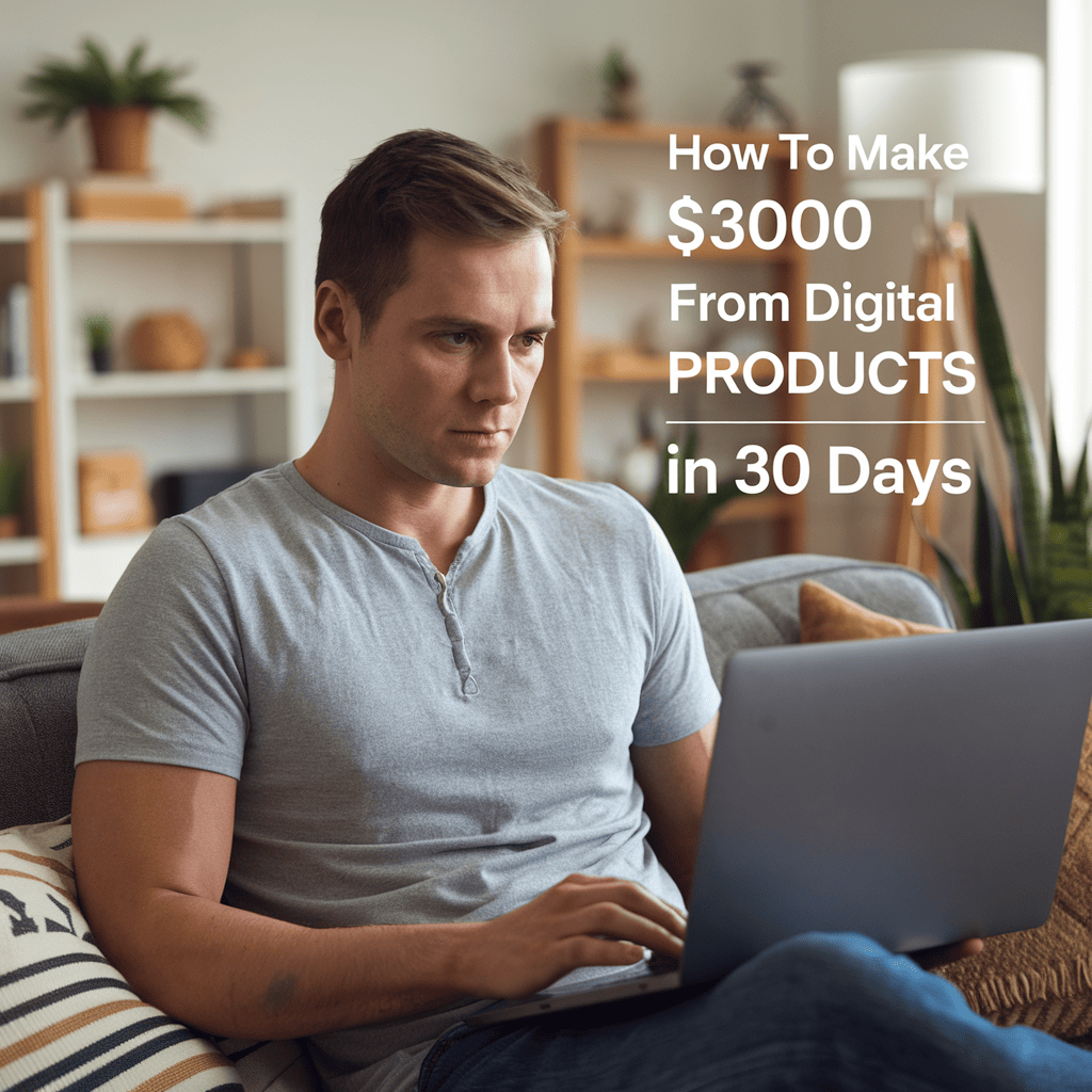 You are currently viewing How To Make $3000 From Digital Products In 30 Days