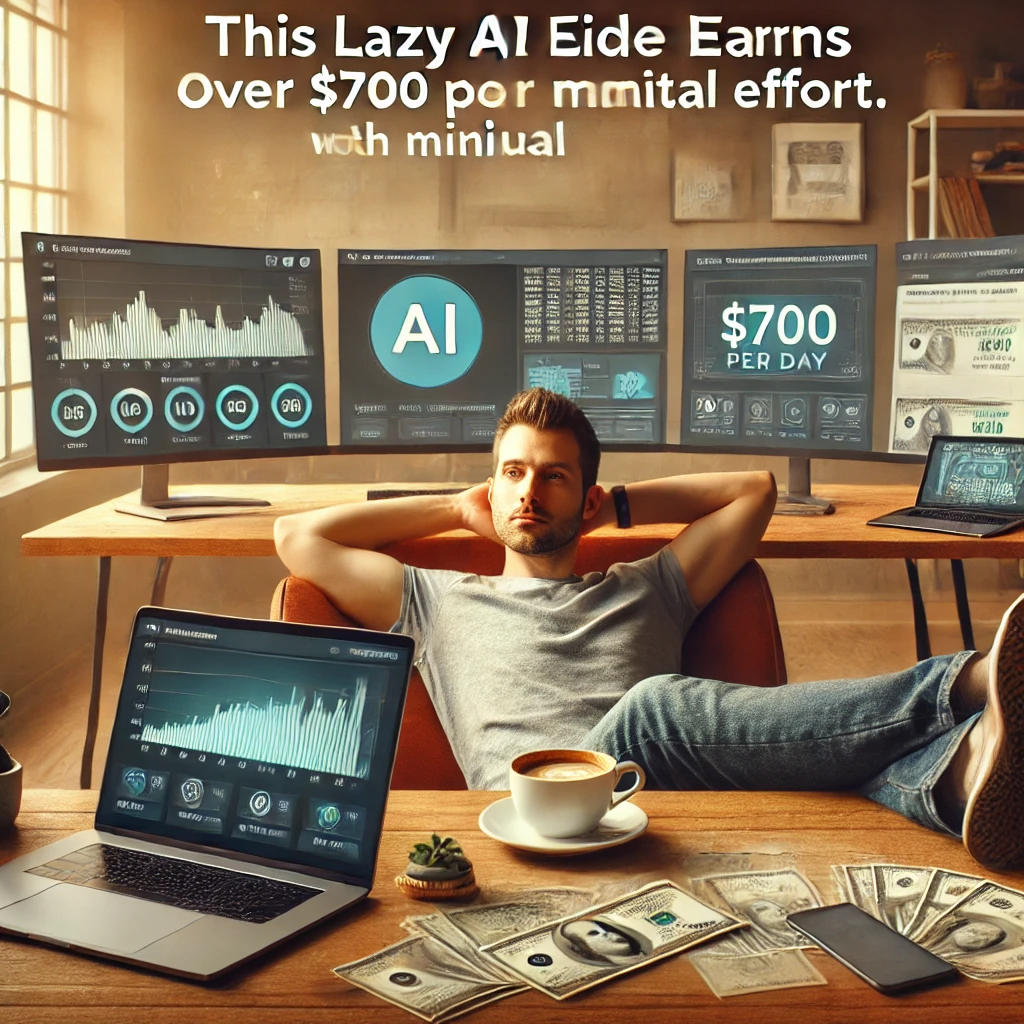 You are currently viewing This Lazy AI Side Hustle Earns Over $700 Per Day with Minimal Effort