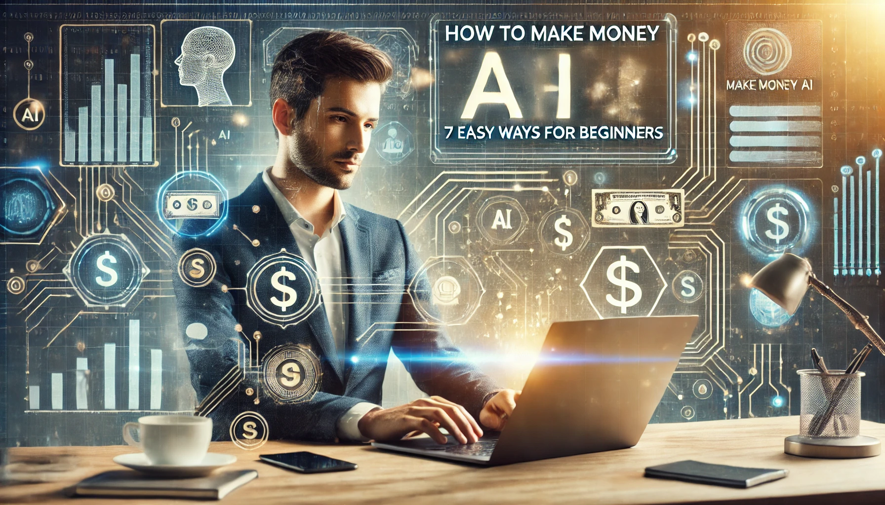 Read more about the article How to Make Money with AI: 7 Easy Ways for Beginners