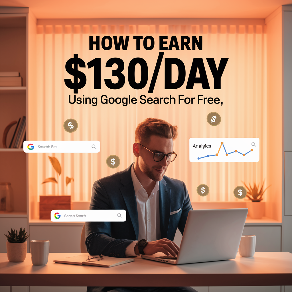 You are currently viewing How to Earn $130/Day Using Google Search for FREE (Make Money Online)