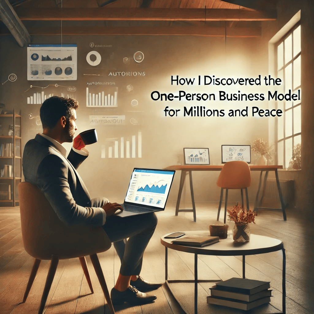 You are currently viewing How I Discovered the One-Person Business Model for Millions and Peace