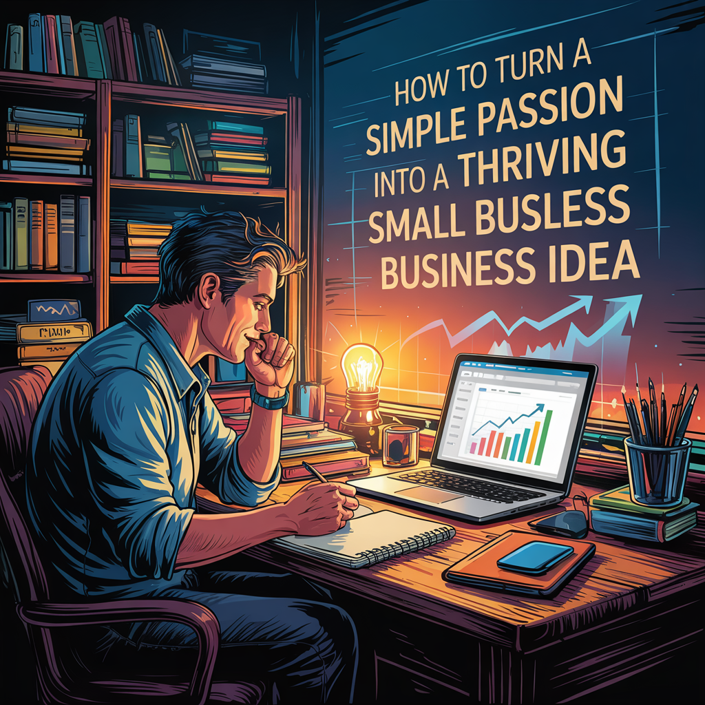 Read more about the article How to Turn a Simple Passion Into a Thriving Small Business Idea