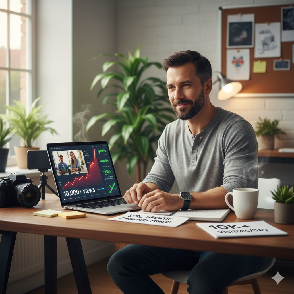 Read more about the article How to Get 10K Visitors From One UGC Video