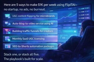 Read more about the article 5 Ways to Make $1K Per Week on FlipITAI