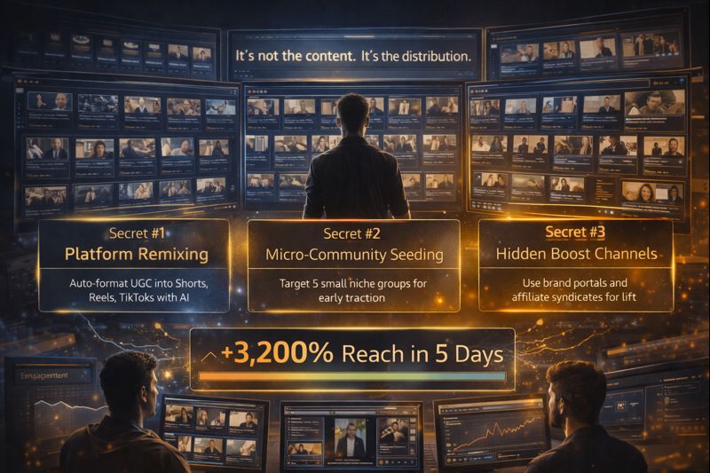 Read more about the article 3 UGC Distribution Secrets No One Tells You