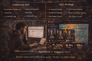 Read more about the article Why UGC Beats SEO for Small Websites
