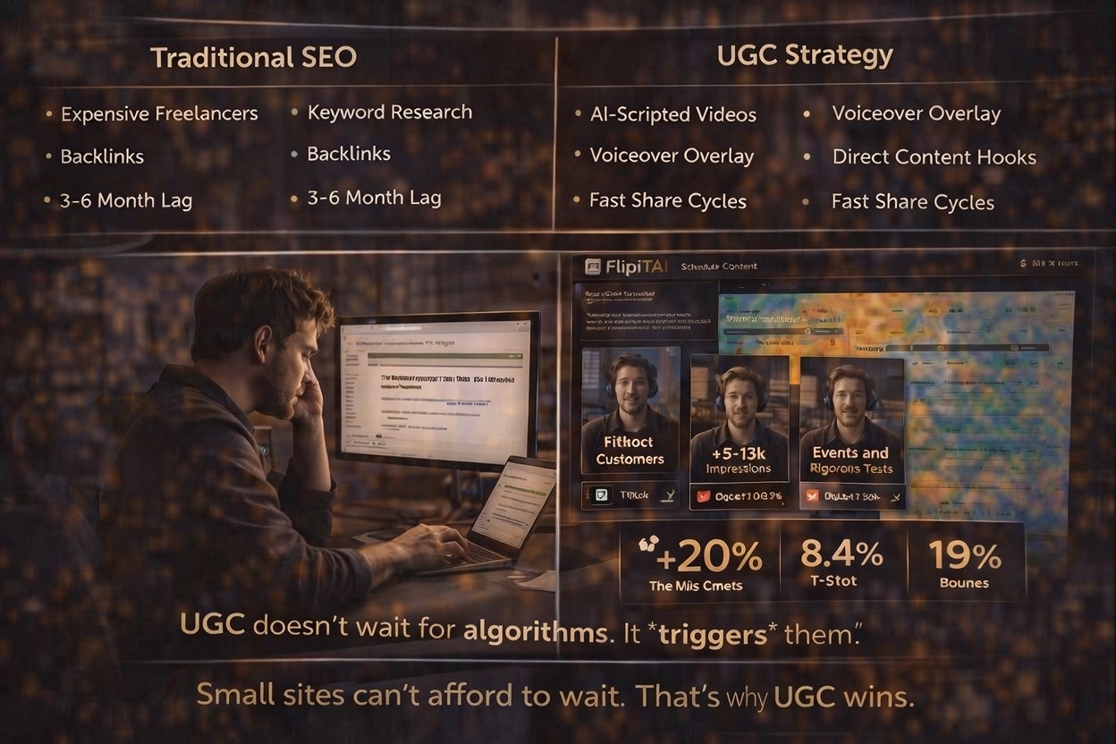 Read more about the article Why UGC Beats SEO for Small Websites
