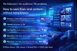 Read more about the article How to Earn From Viral UGC Without Followers