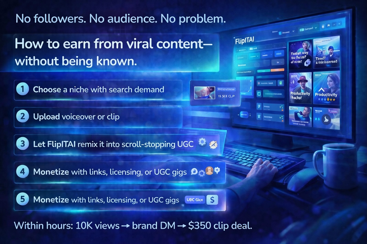 Read more about the article How to Earn From Viral UGC Without Followers