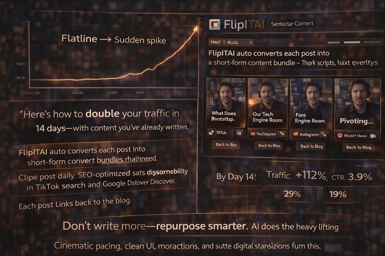 Read more about the article How to Double Your Blog Traffic in 14 Days With AI