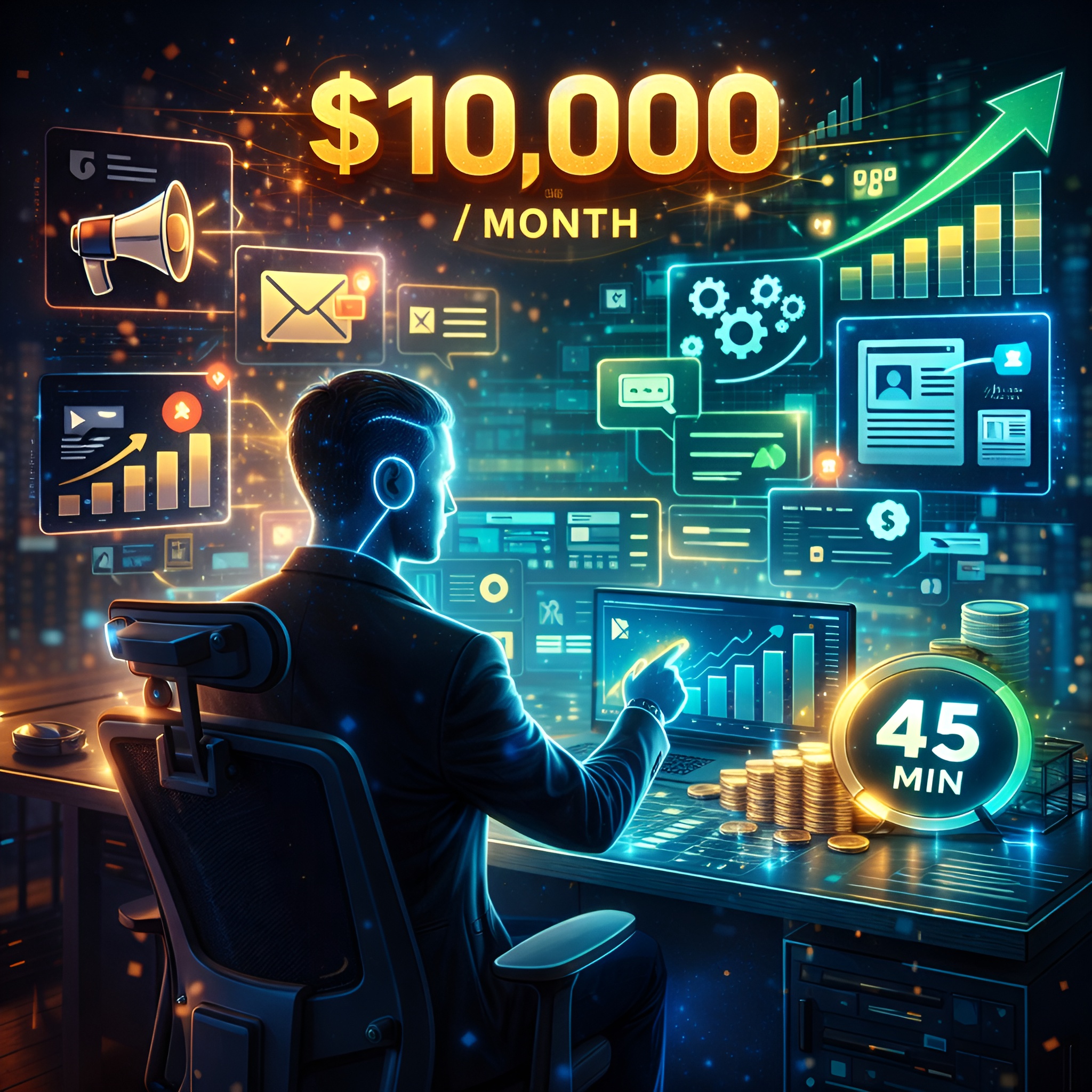 You are currently viewing How 1 AI Agent Built a Complete $10K-Per-Month AI Fulfilled Agency in Under 45 Minutes and Changed Everything We Know About Online Business