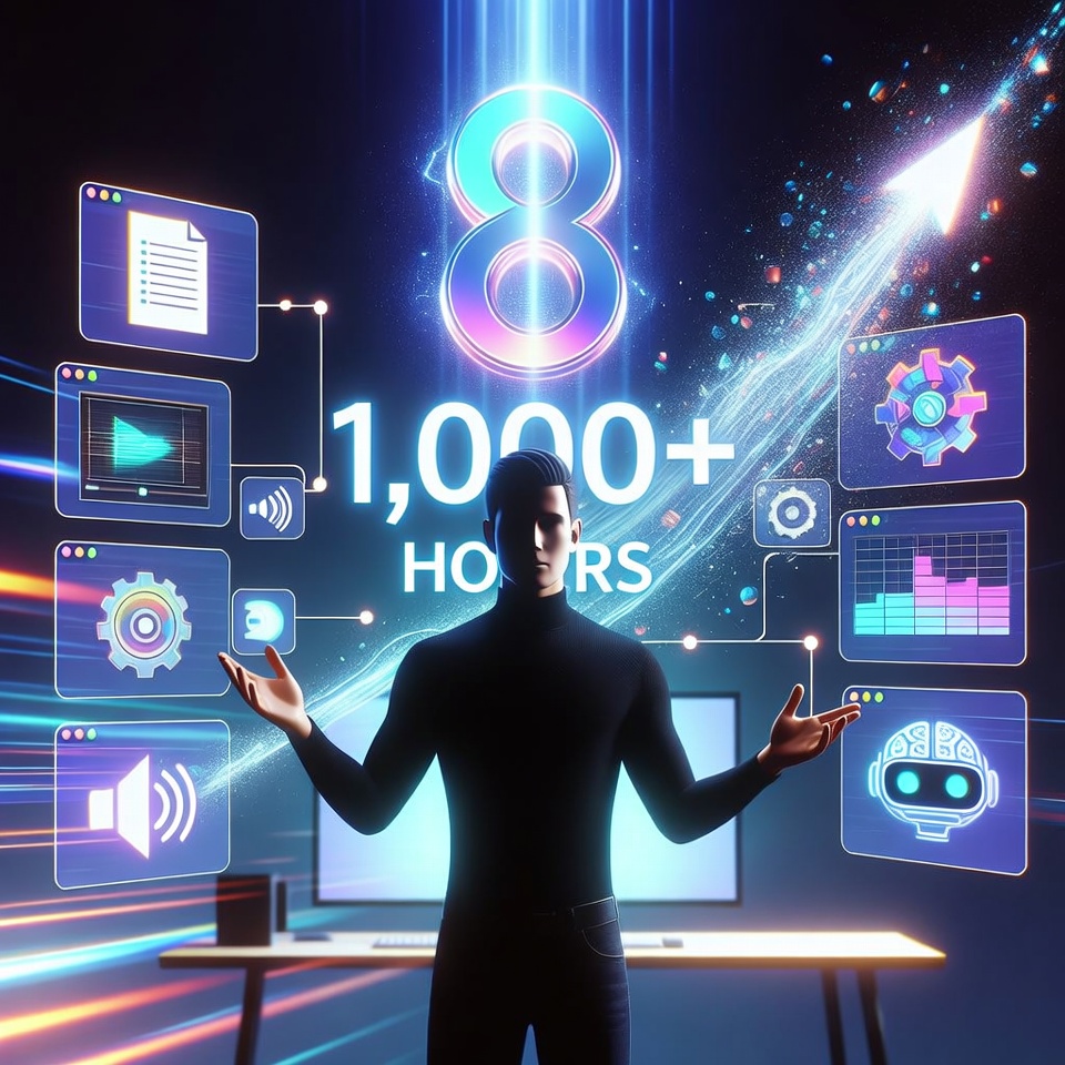 You are currently viewing The Best 8 AI Tools That Save Creators Over 1,000 Hours Every Single Year