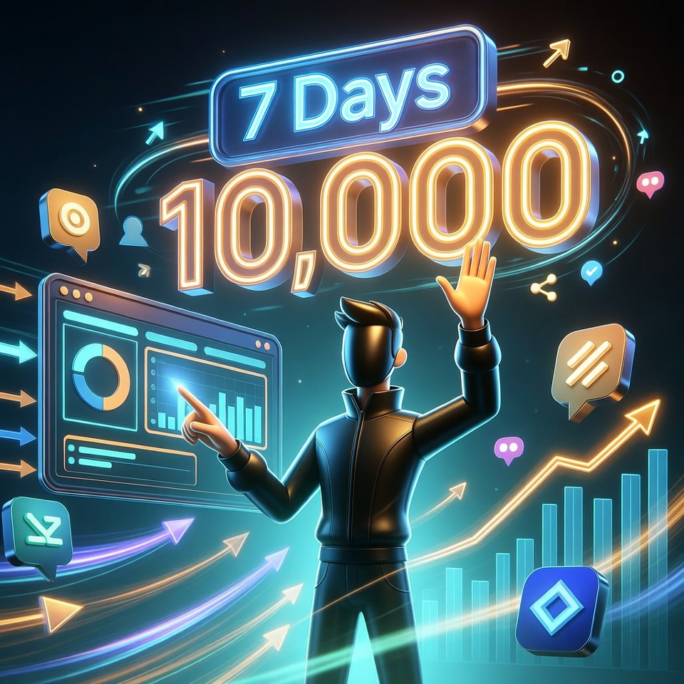 You are currently viewing How I Got 10,000 Blog Visits in 7 Days Using FlipitAI