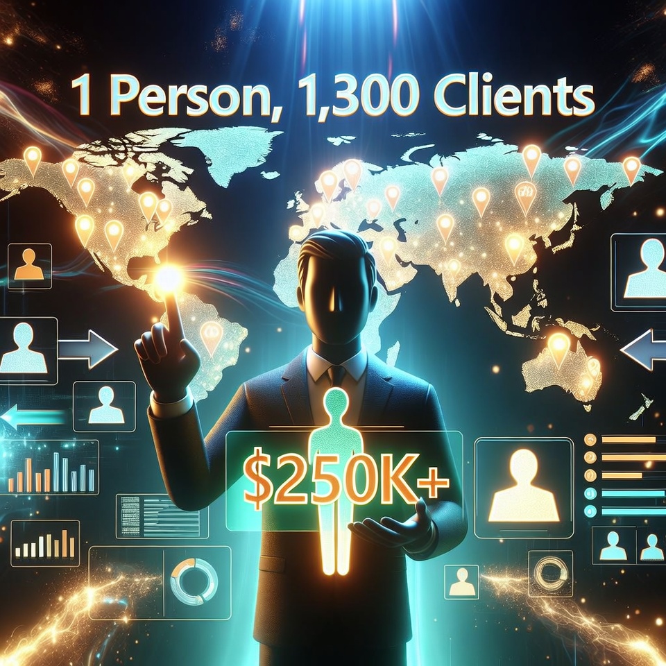 You are currently viewing The Best Freelancing Systems That Helped 1 Person Earn $250K+ and Scale to 1,300 Clients Across 75 Countries