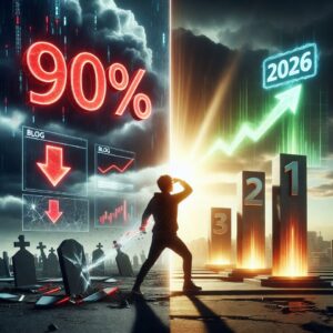Read more about the article Why 90% of Blogs Die — and the 3 Fixes Still Working in 2026