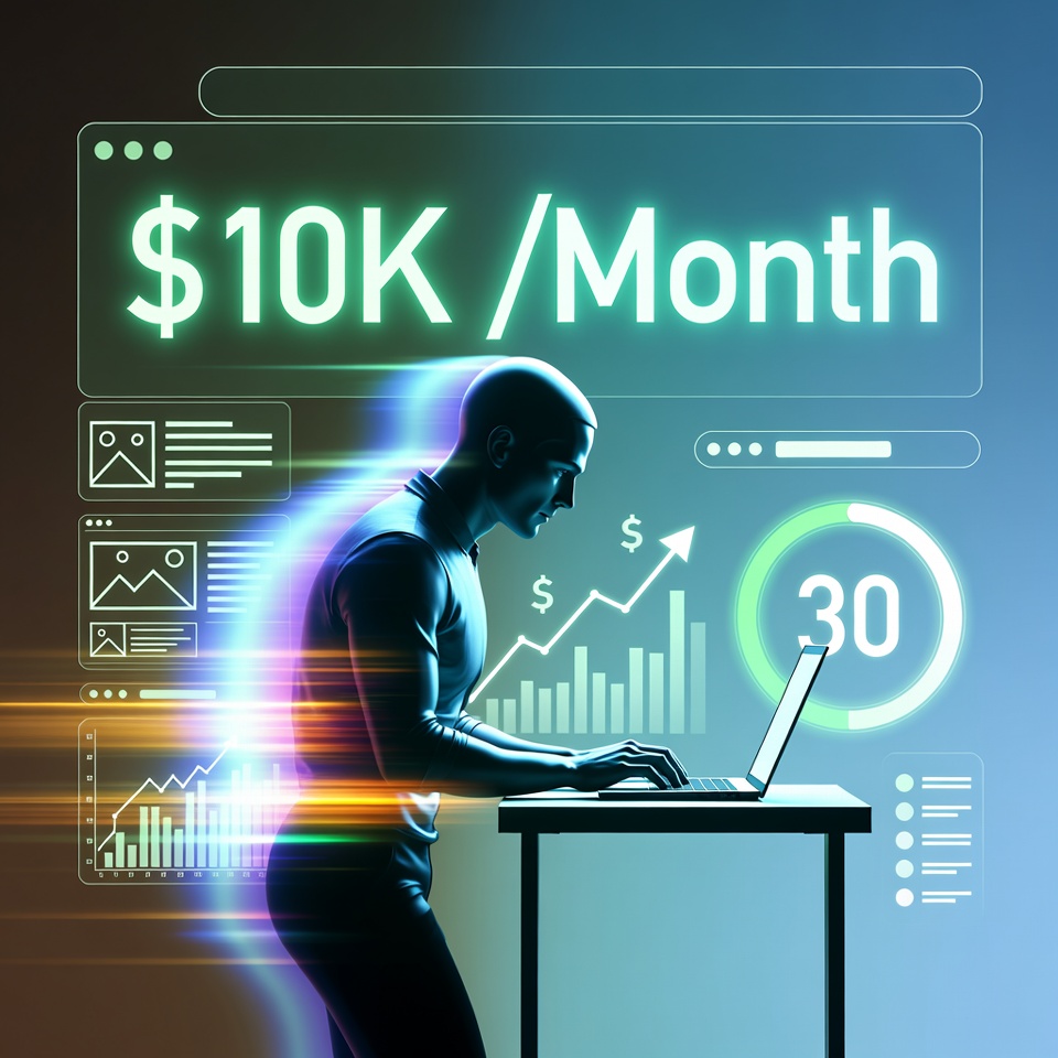 You are currently viewing How I Would Start A $10K Per Month Blogging Side Hustle From Scratch In 30 Days