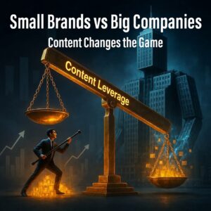 Read more about the article How Small Brands Compete With Big Companies Using Content Leverage