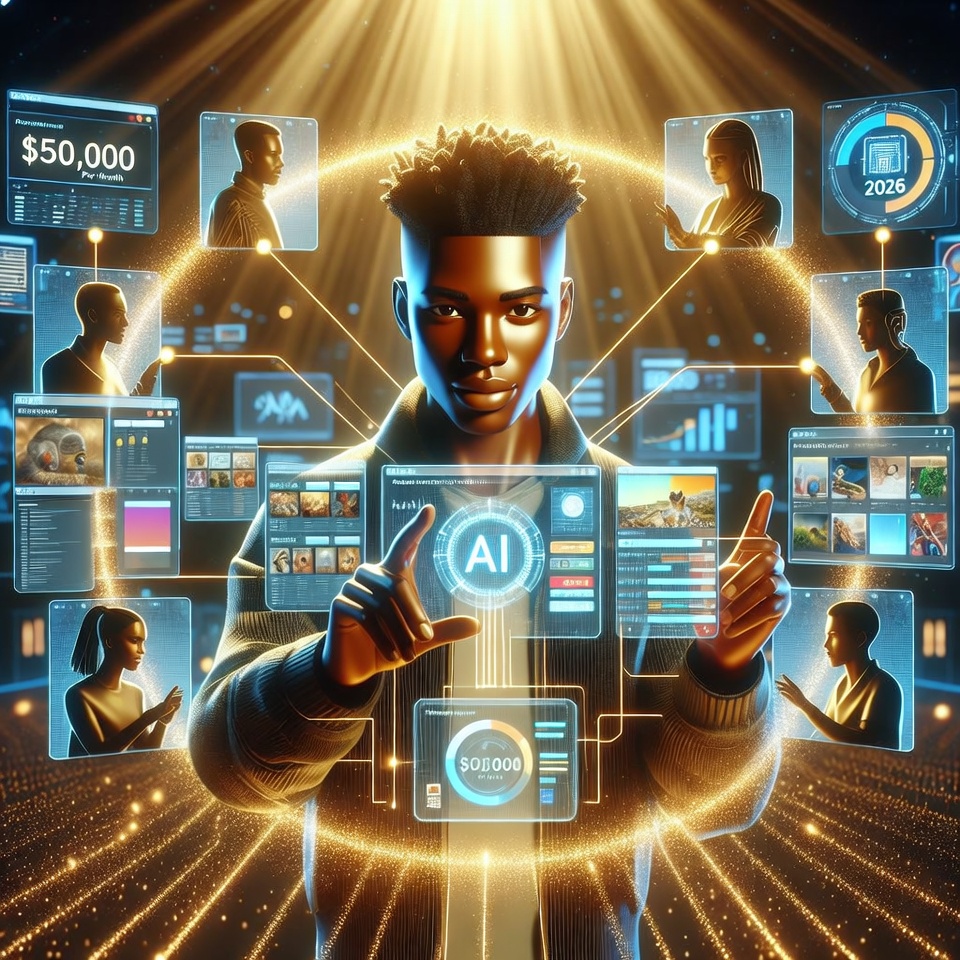 You are currently viewing How 7 Real Social Media Creators Are Using AI to Earn $50,000 a Month and You Can Too in 2026