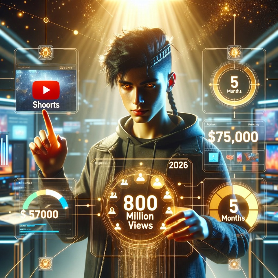 You are currently viewing How This Faceless YouTube Shorts Strategy Generated 800 Million Views and $75,000 in Just 5 Months