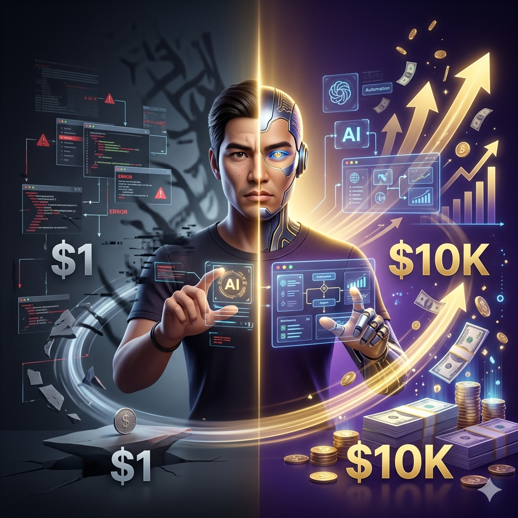 You are currently viewing How AI Turn $1 Into $10K, Exposed the Dark Side of Automation, and Changed Everything About Making Income in 2026
