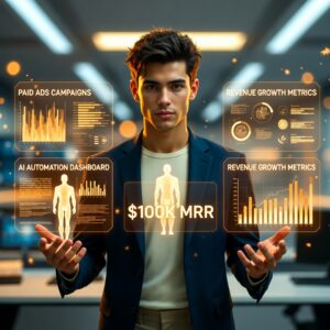 Read more about the article How to Build a $100K MRR B2B SaaS Business Using Paid Ads While AI Pays You Daily