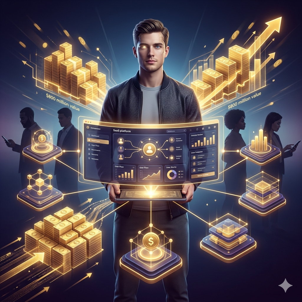 You are currently viewing How This 26-Year-Old High School Dropout Built a Profitable SaaS Worth $800 Million Using 7 Raw and Repeatable Steps in 2026