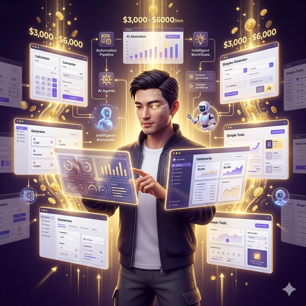 You are currently viewing How To Make $3,000 To $6,000 Per Month With Google AdSense Using Simple AI-Built Utility Web Apps In 2026