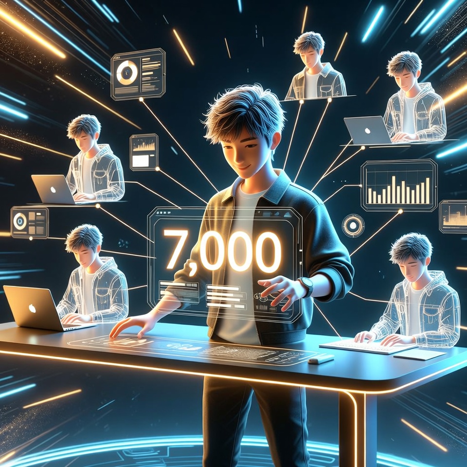 You are currently viewing How One Creator Used AI to Clone Himself and Make $7,000 in a Single Month