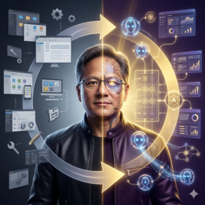 Read more about the article The Nvidia CEO Just Compared AI Agents To Windows And Here Is What That Means For Every Job, Tool, And Business You Rely On In 2026