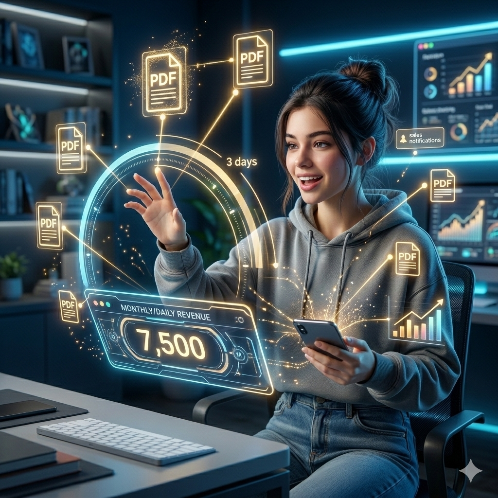 You are currently viewing How This Brand New AI Tool Helped Pull in $7,500 in Just 3 Days From Selling PDFs — No Products, No Shipping, No Experience Needed