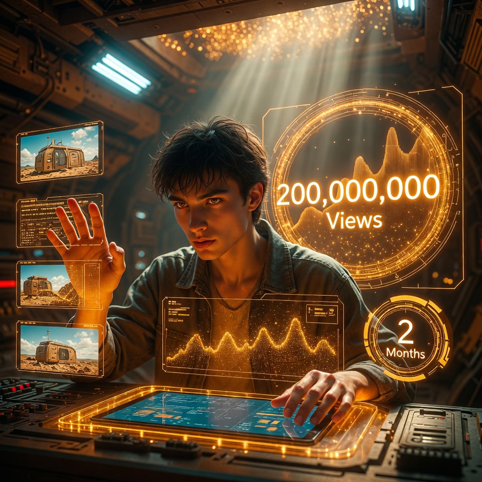 You are currently viewing How This Viral AI Underground Bunker Strategy Generated 200 Million Views in Just 2 Months With Zero Budget