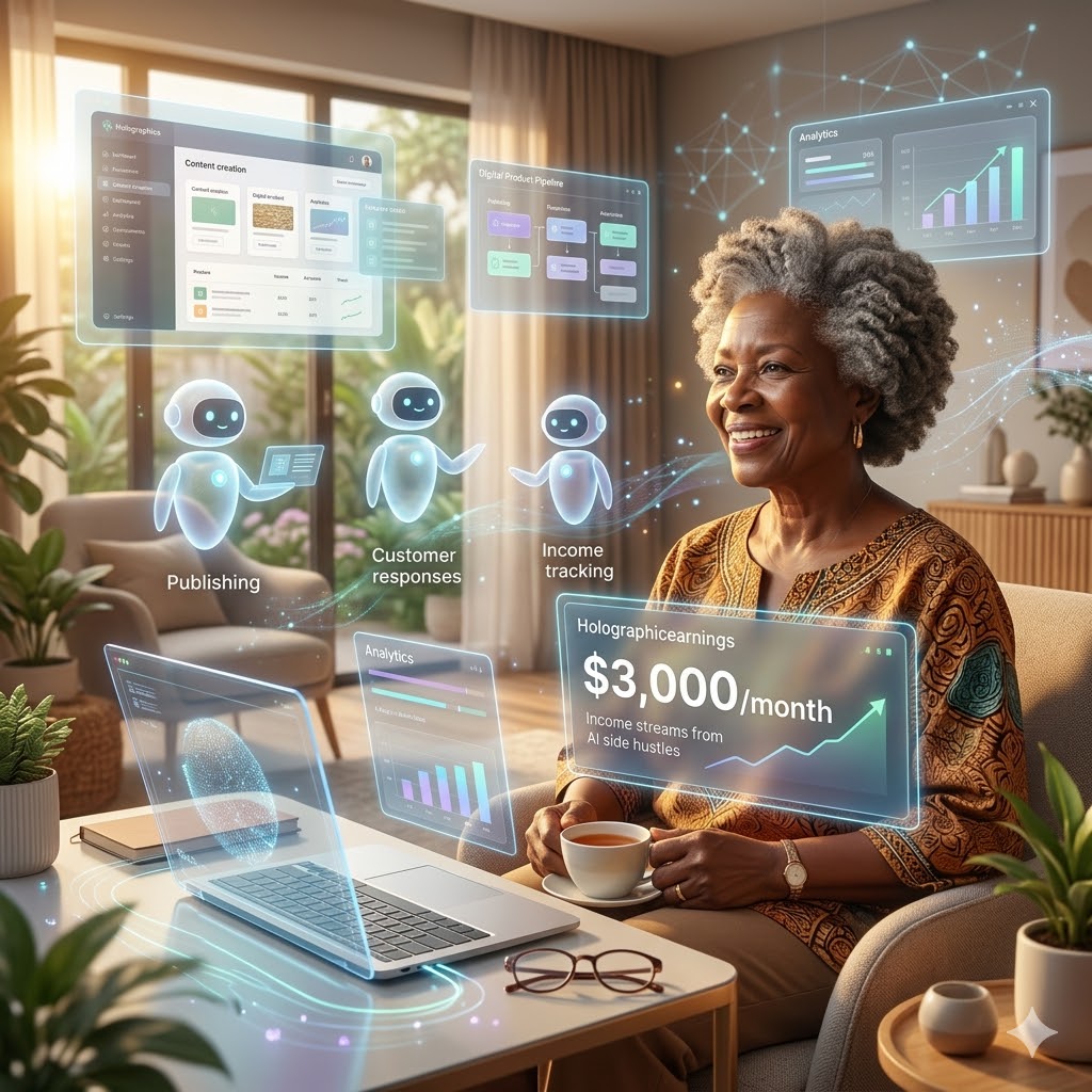 You are currently viewing How Retirees Are Using AI Side Hustles to Add $3,000/Month to Their Retirement Income in 2026