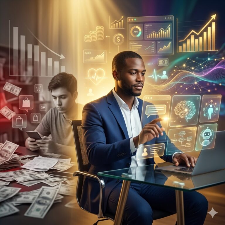 AI business replacing human connection income