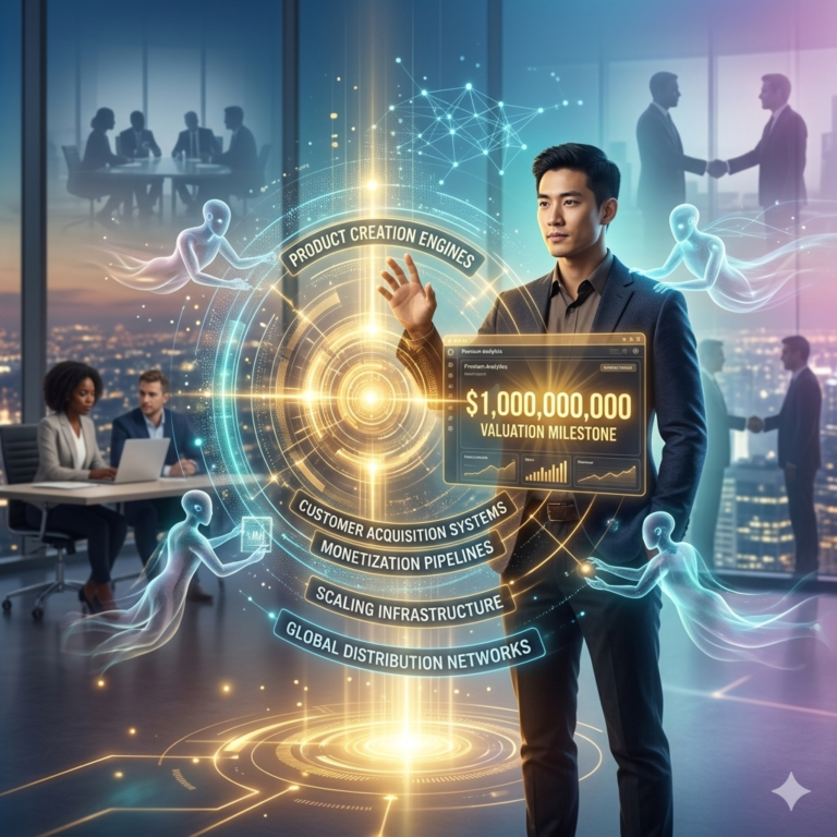 AI startup model for one person billion dollar company