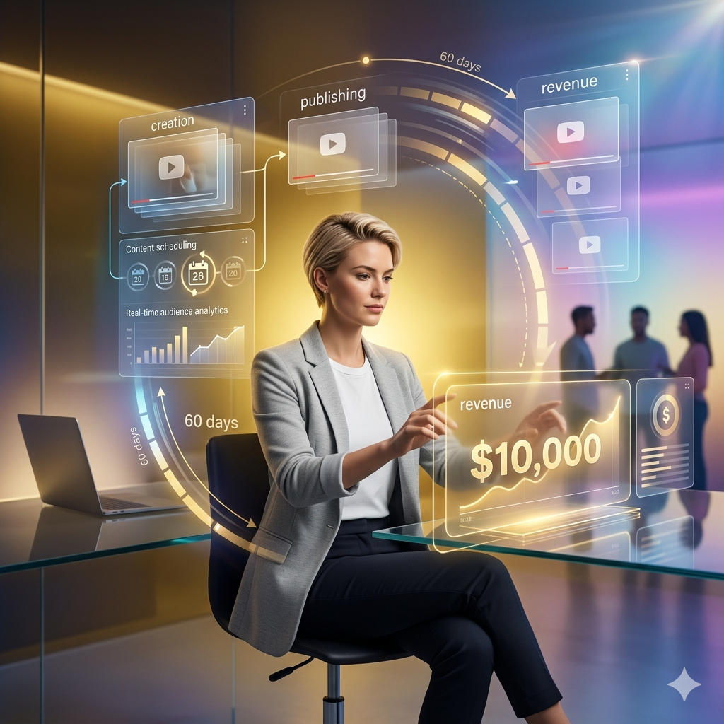 You are currently viewing How to Build a 1-Person Business With YouTube and Make $10K a Month in Just 60 Days