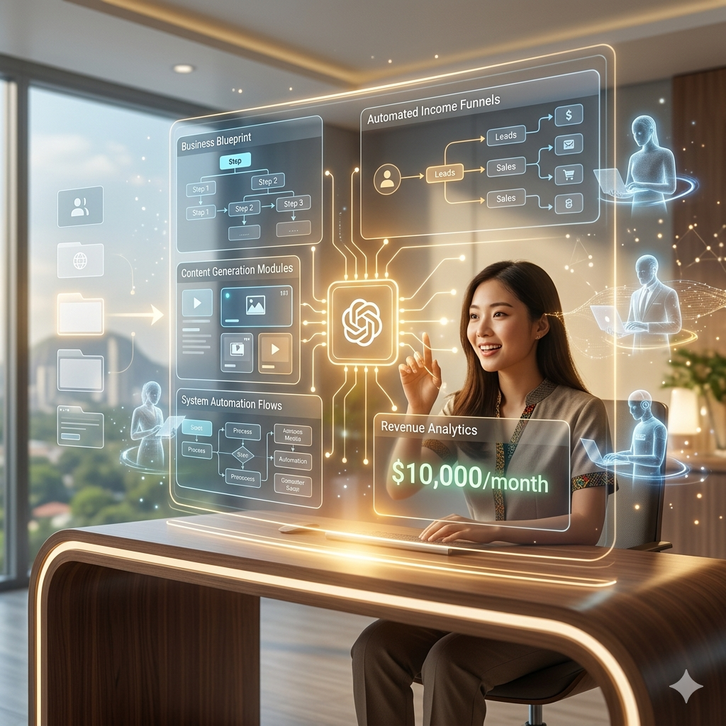 You are currently viewing I Asked ChatGPT to Build Me a $10,000/Month Business From Scratch — Here’s Exactly What It Said