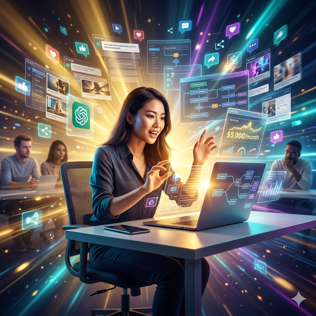 Read more about the article This Person Keeps Breaking ChatGPT and Going Viral — Here Are the 7 Prompts That Are Making Creators $5,000/Month While Everyone Else Just Watches