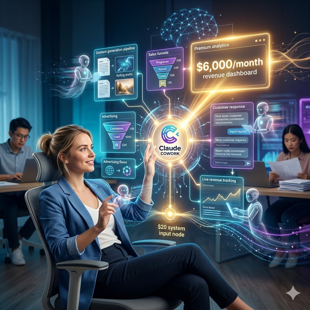 You are currently viewing How This $20 Claude Cowork System Automated an Entire Business and Now Earns $6,000 a Month in 2026