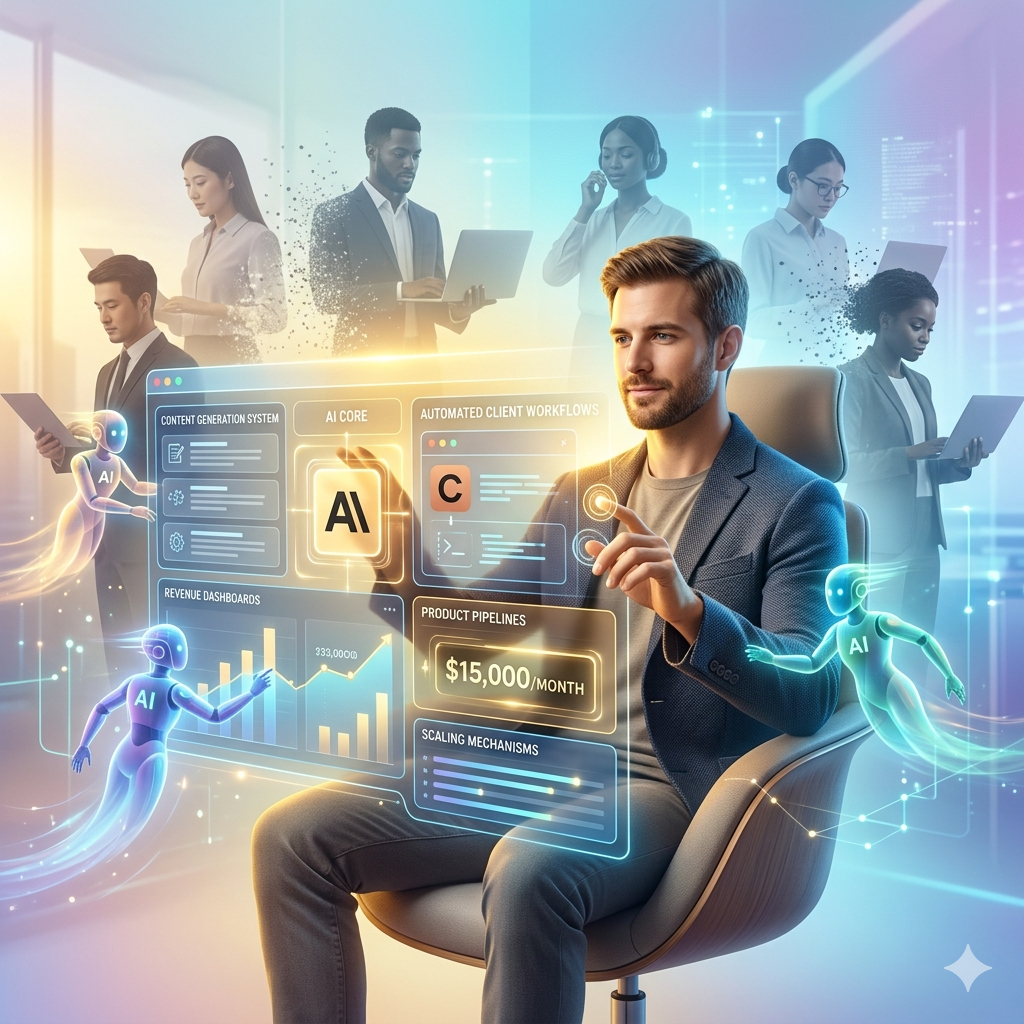 You are currently viewing How a One-Person AI Business Using Only Claude Is Replacing Entire Teams and Printing Real Income in 2026