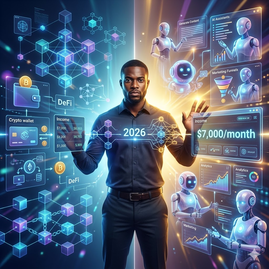 You are currently viewing Blockchain vs AI Agents in 2026: Which One Is Actually Making Side Hustlers More Money Right Now?