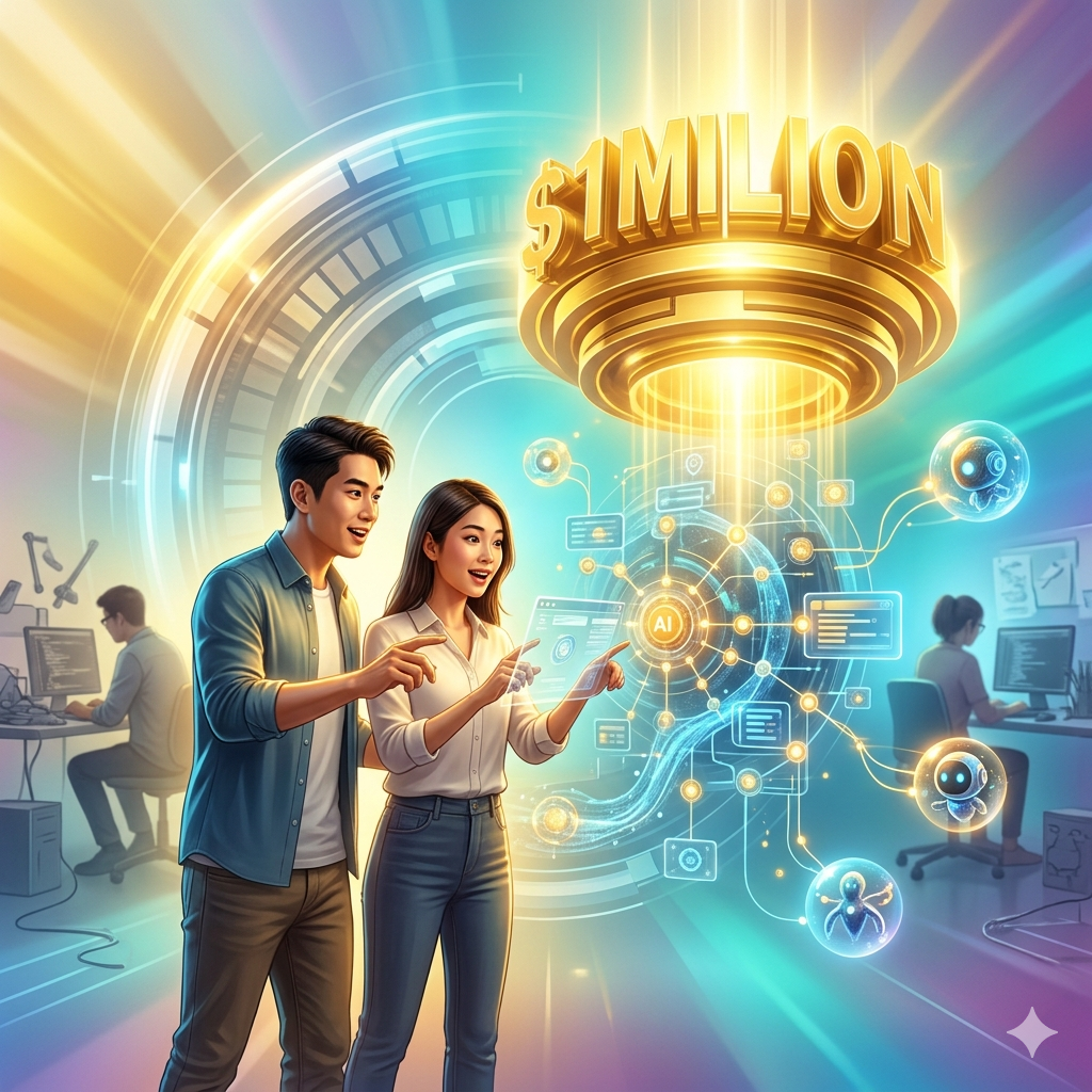 You are currently viewing How Two Founders Built a $1 Million AI Agent in 14 Days With Zero Code and Zero Budget in 2026