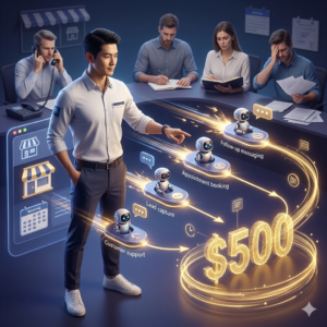 Read more about the article How to Set Up AI Agents for Small Businesses in 10 Minutes and Charge $500 Per Month in 2026