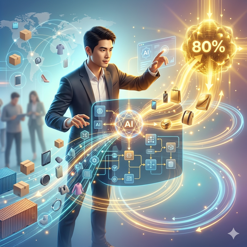 You are currently viewing How AI Finds Cheap Products From Global Suppliers And Turns Them Into An 80% Profit Margin Business In 2026