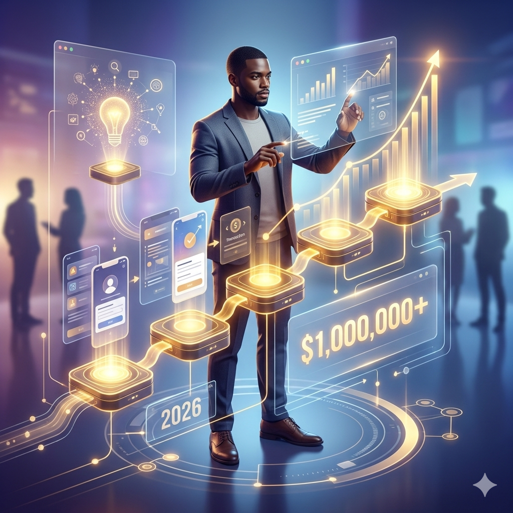 Read more about the article How One Man Used a 5-Step System to Build and Sell Apps Fast and Walk Away With Over $1 Million in 3 Years